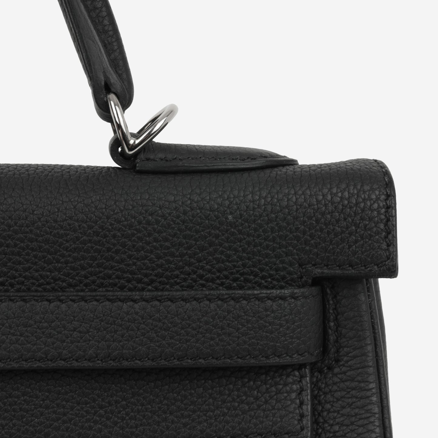 Hermès Kelly 32 - Black Togo | Palladium Hardware