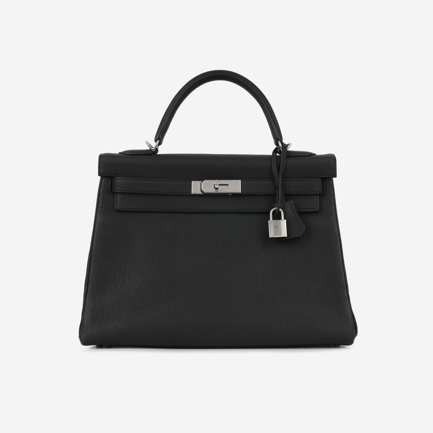 Hermès Kelly 32 - Black Togo | Palladium Hardware