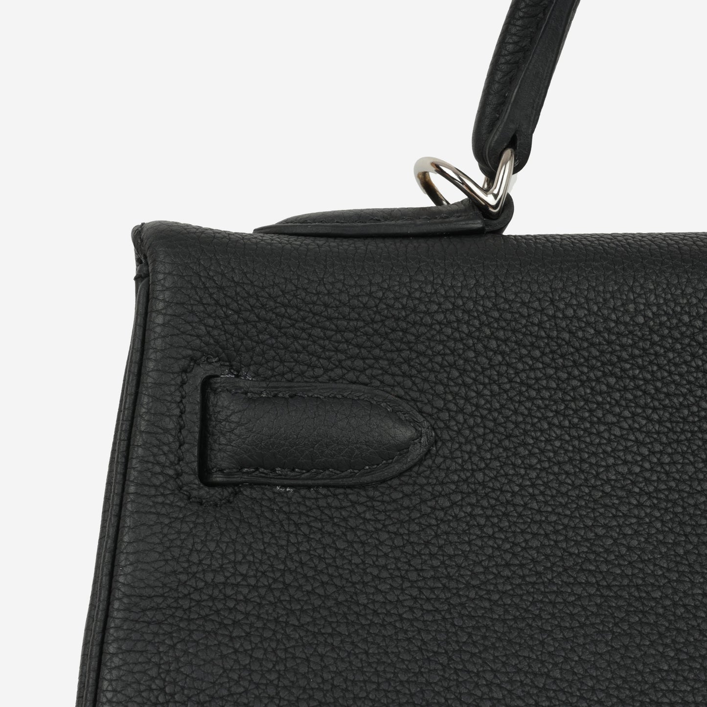 Hermès Kelly 32 - Black Togo | Palladium Hardware