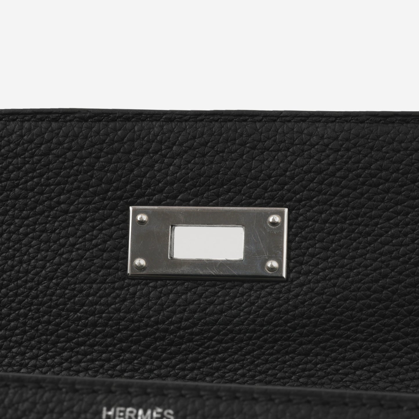 Hermès Kelly 32 - Black Togo | Palladium Hardware