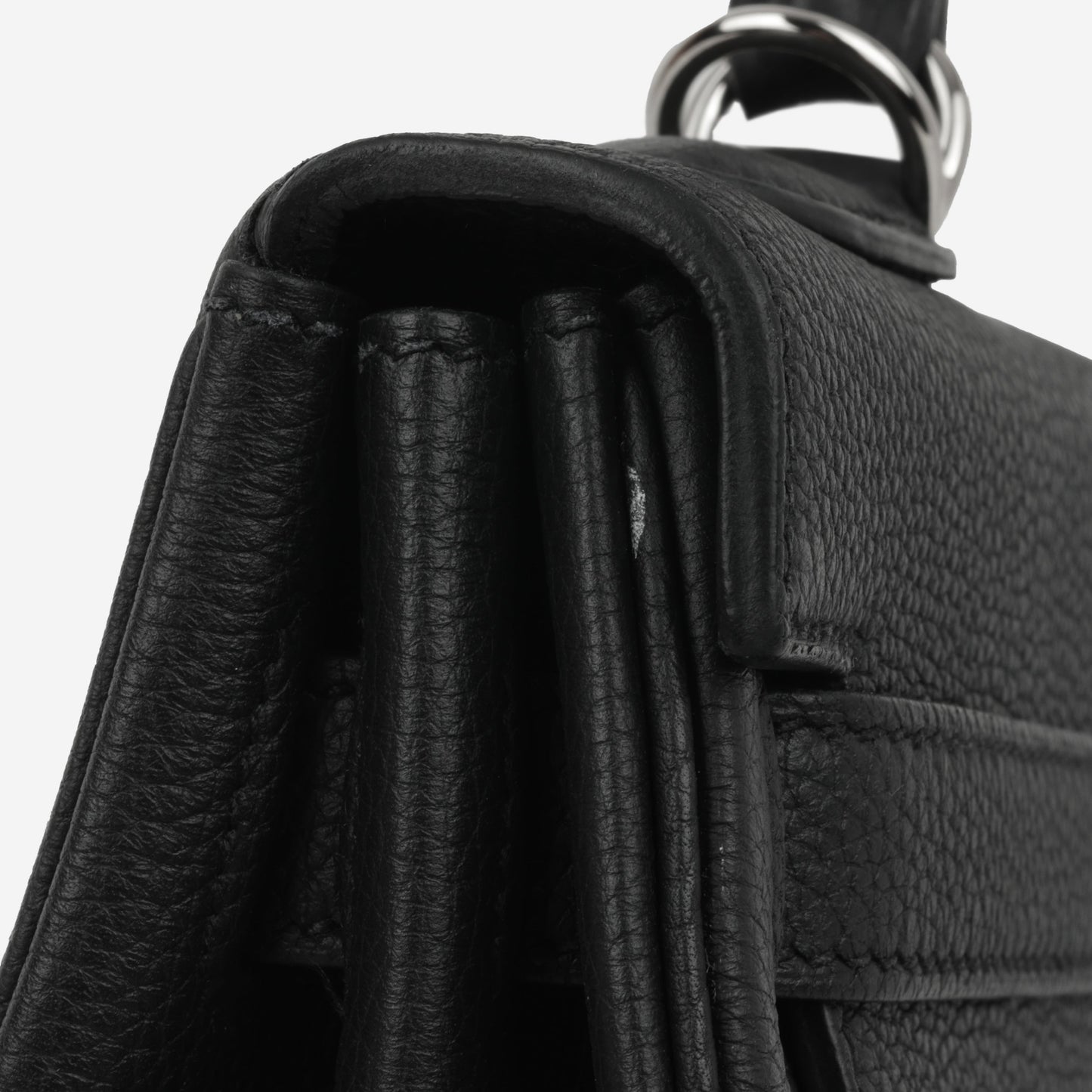 Hermès Kelly 32 - Black Togo | Palladium Hardware