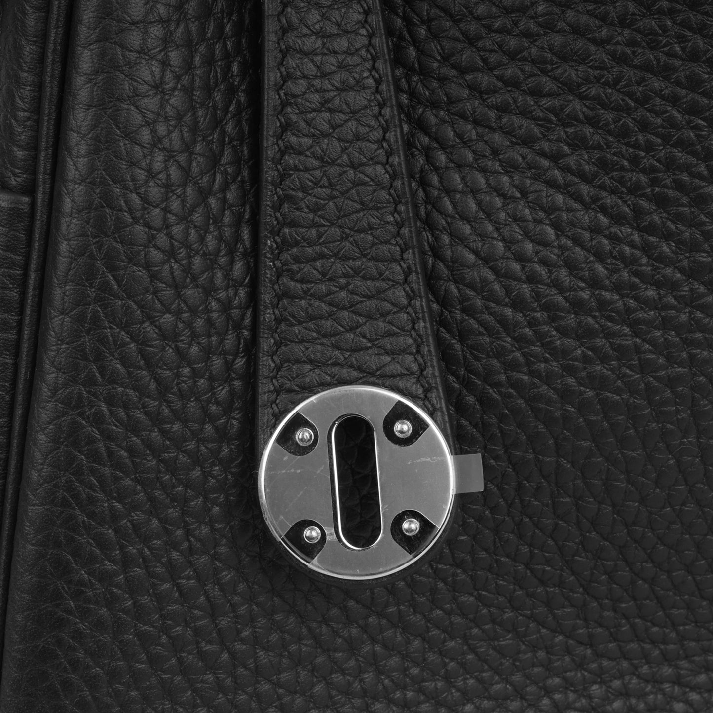 Hermès Lindy 30 - Noir Clemence - Palladium Hardware