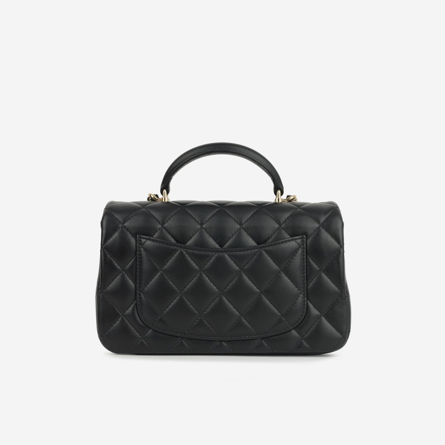 Chanel Mini Rectangular Top Handle | Champagne Gold Hardware