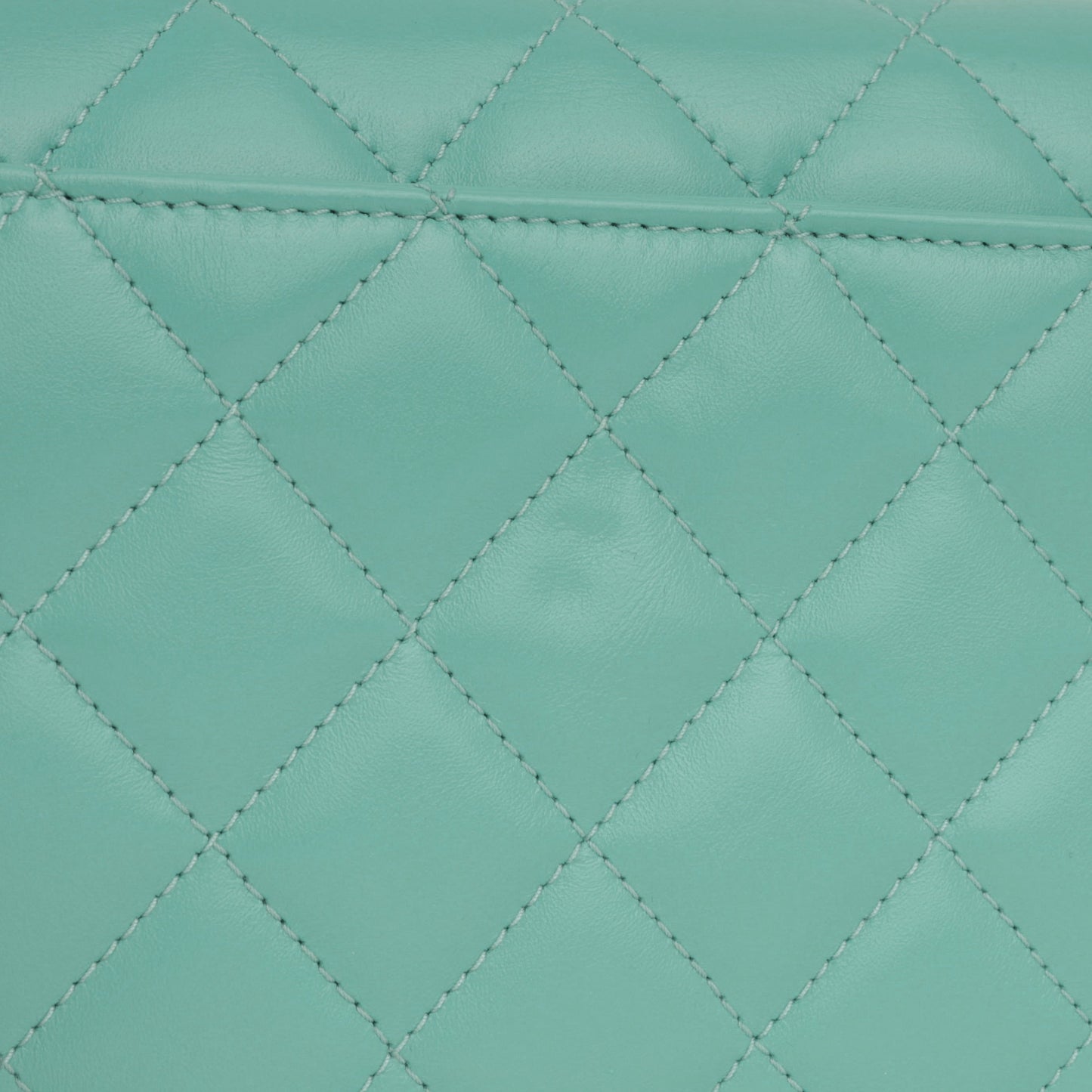 Chanel Crush Charm Wallet on Chain - Turquoise Calfskin | Gold Hardware