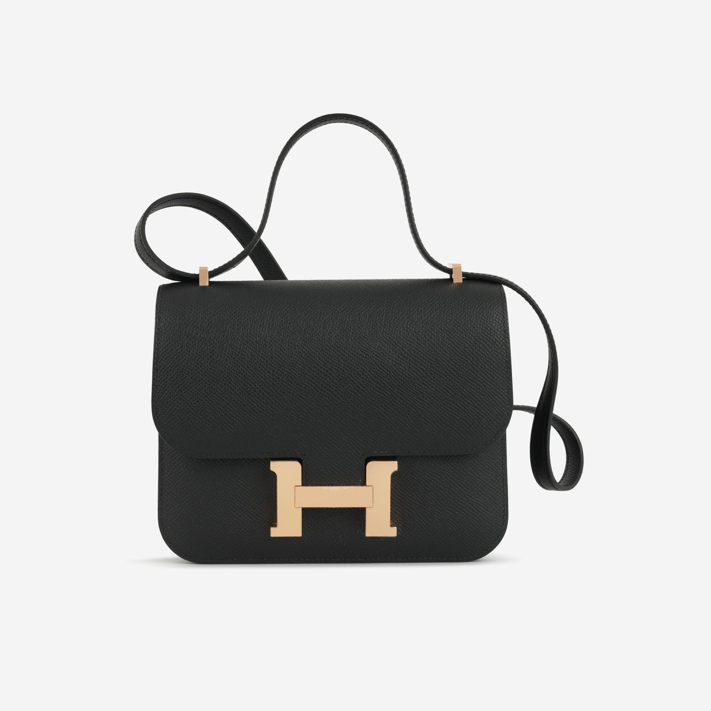 Hermès Constance 18 - Noir Epsom | Rose Gold Hardware