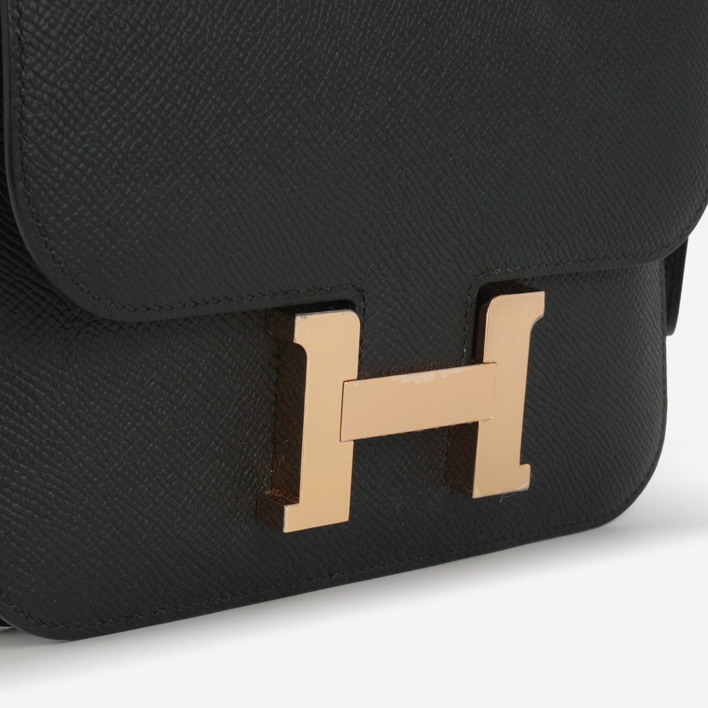 Hermès Constance 18 - Noir Epsom | Rose Gold Hardware