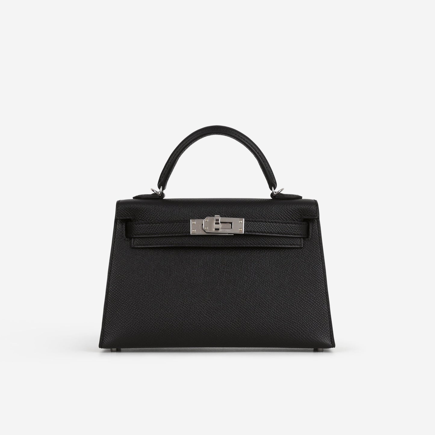 Hermès HSS Mini Kelly - Black Epsom / Gold Interior | Palladium Hardware