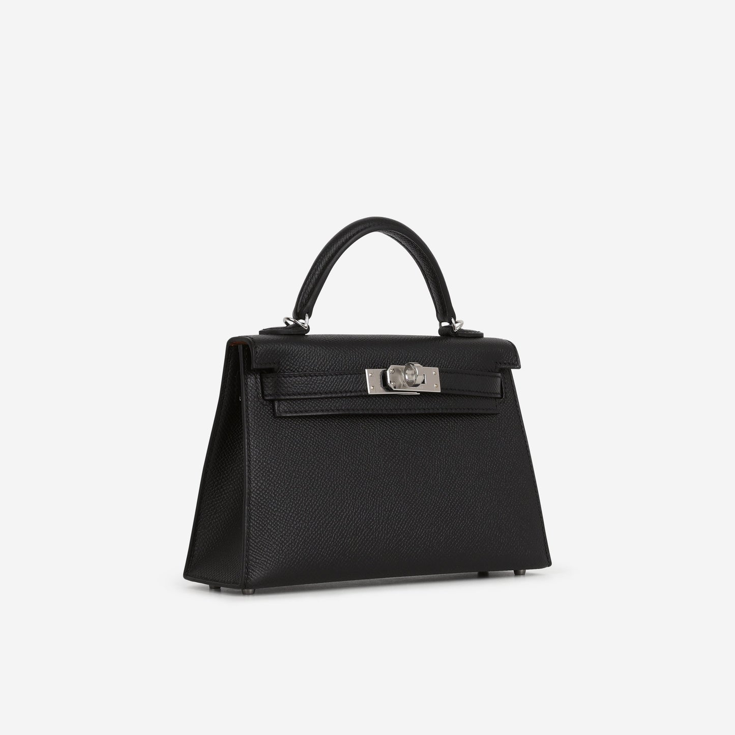 Hermès HSS Mini Kelly - Black Epsom / Gold Interior | Palladium Hardware
