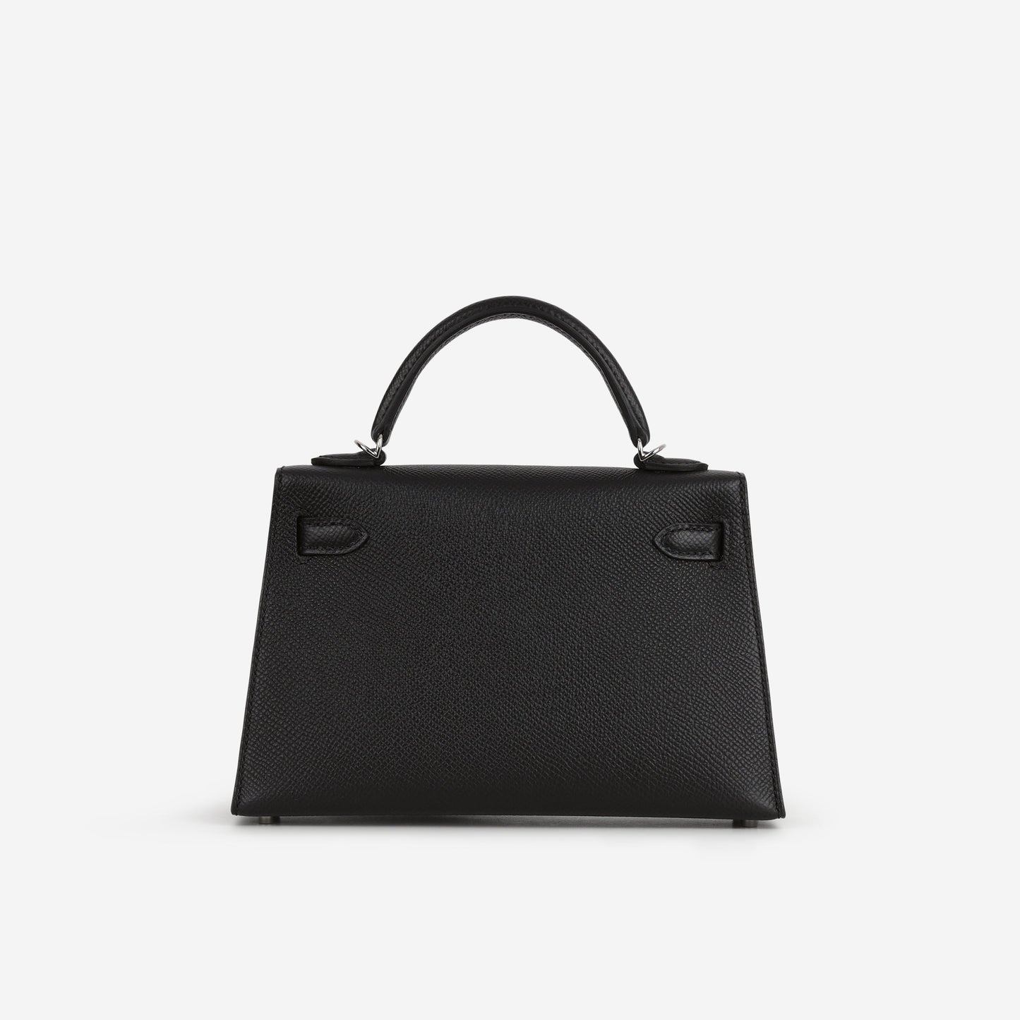 Hermès HSS Mini Kelly - Black Epsom / Gold Interior | Palladium Hardware