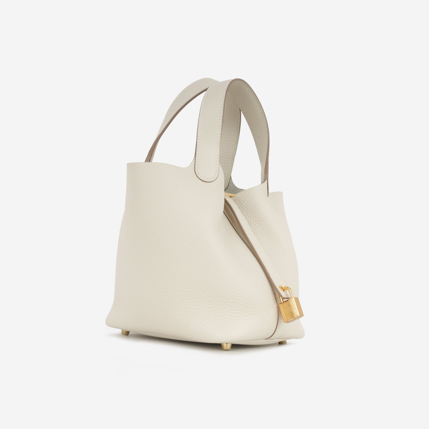 Hermès Picotin 18 - Craie Clemence | Gold Hardware (NWT)