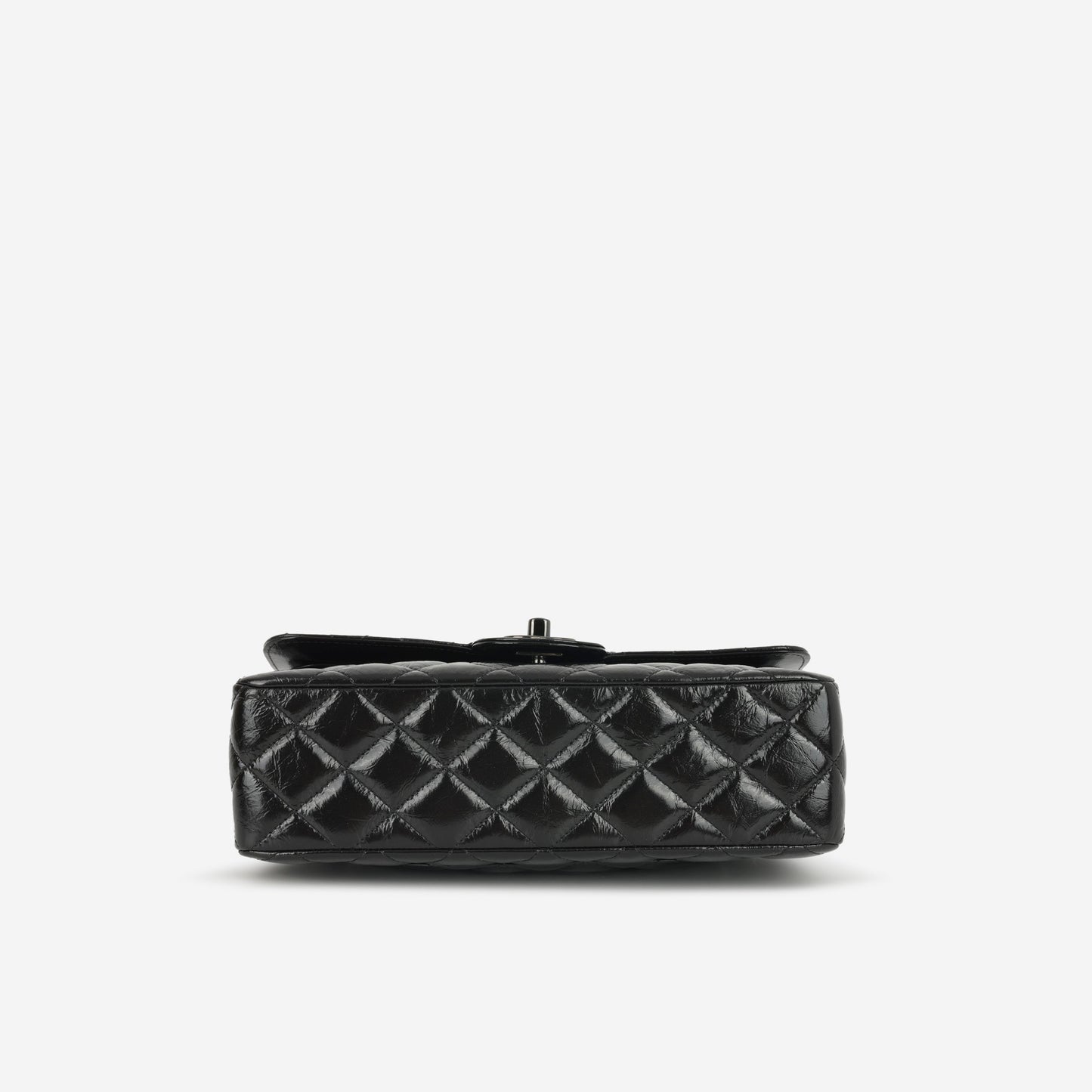 Chanel Small Classic Flap - So Black Patent Calfskin | Tonal Hardware