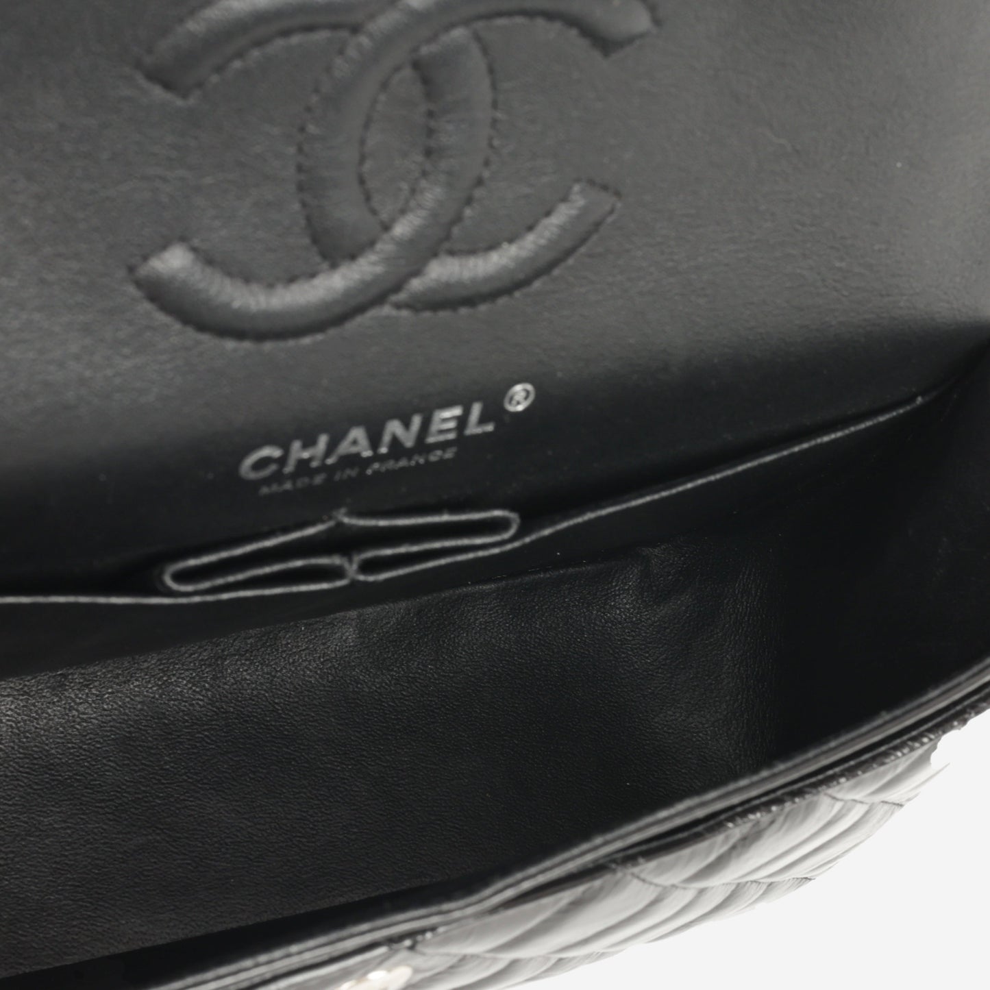 Chanel Small Classic Flap - So Black Patent Calfskin | Tonal Hardware