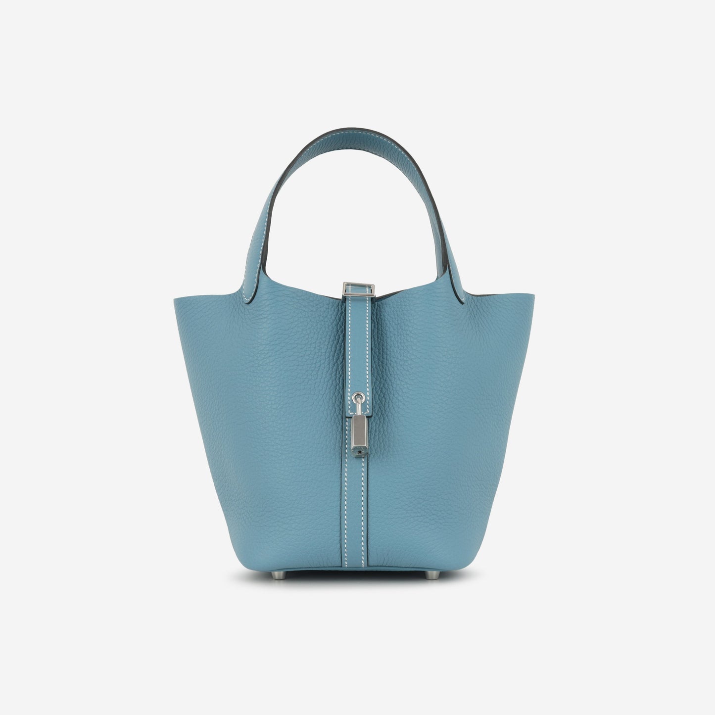 Hermès Picotin 18 - New Blue Jean Clemence | Palladium Hardware (NWT)