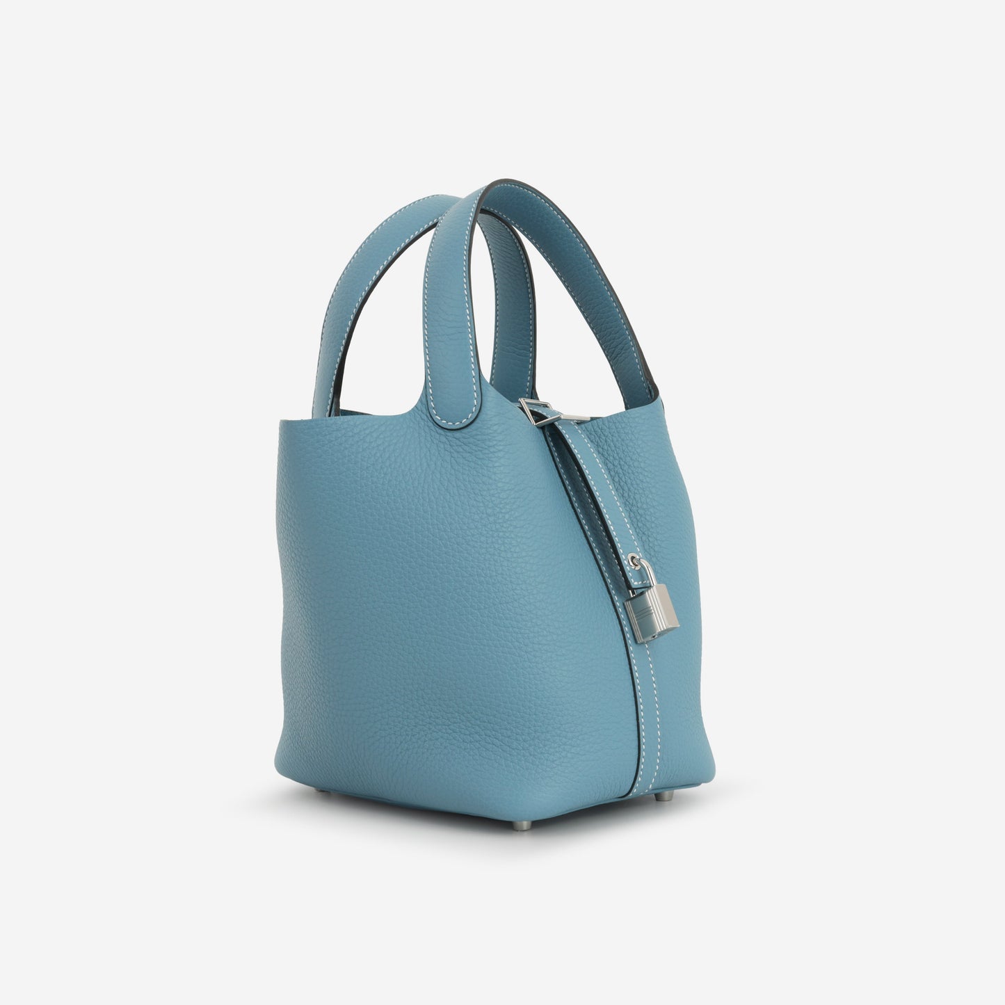 Hermès Picotin 18 - New Blue Jean Clemence | Palladium Hardware (NWT)