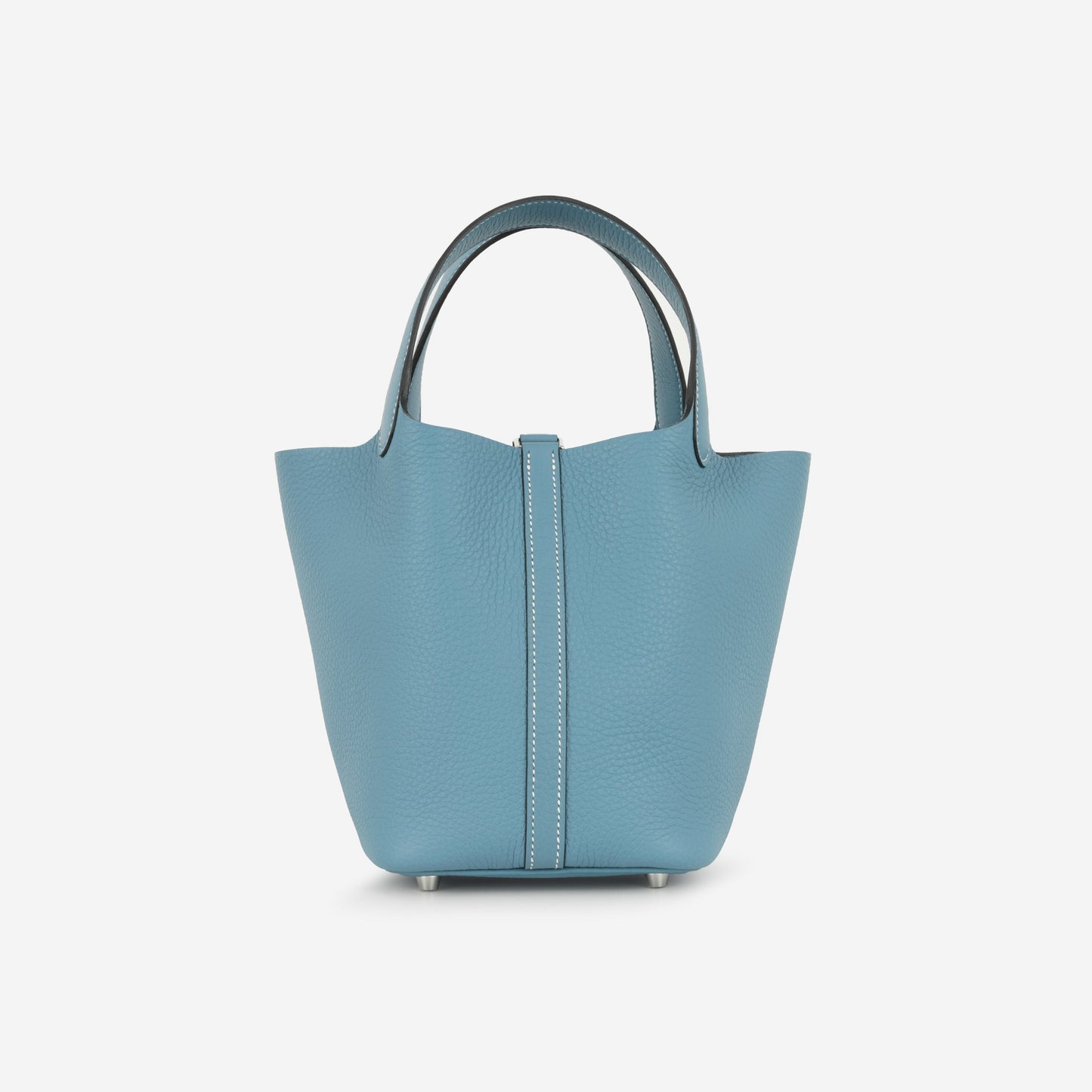 Hermès Picotin 18 - New Blue Jean Clemence | Palladium Hardware (NWT)