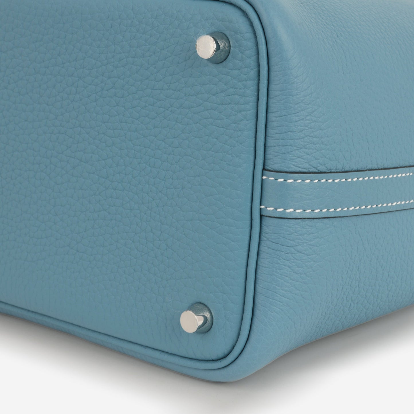 Hermès Picotin 18 - New Blue Jean Clemence | Palladium Hardware (NWT)