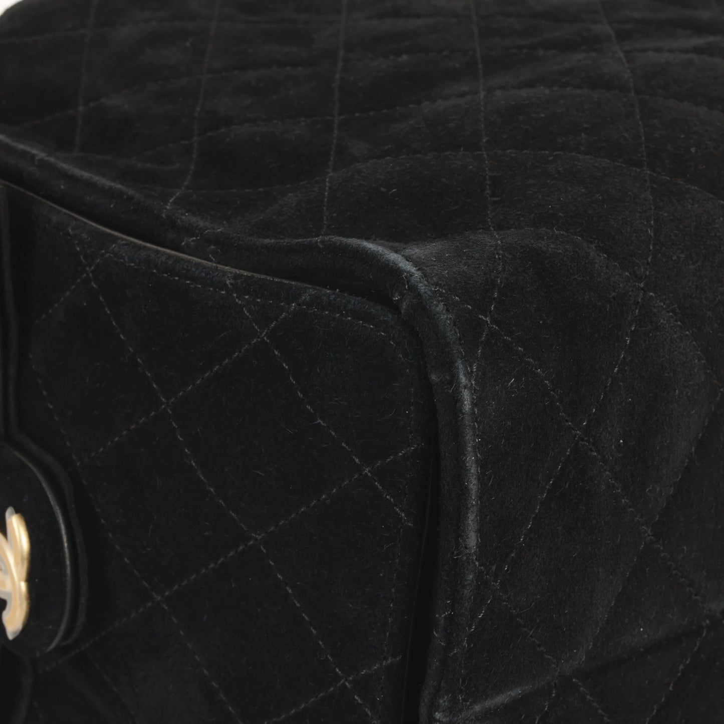 Chanel Medium 25 Hobo Bag - Black Suede | Gold Hardware