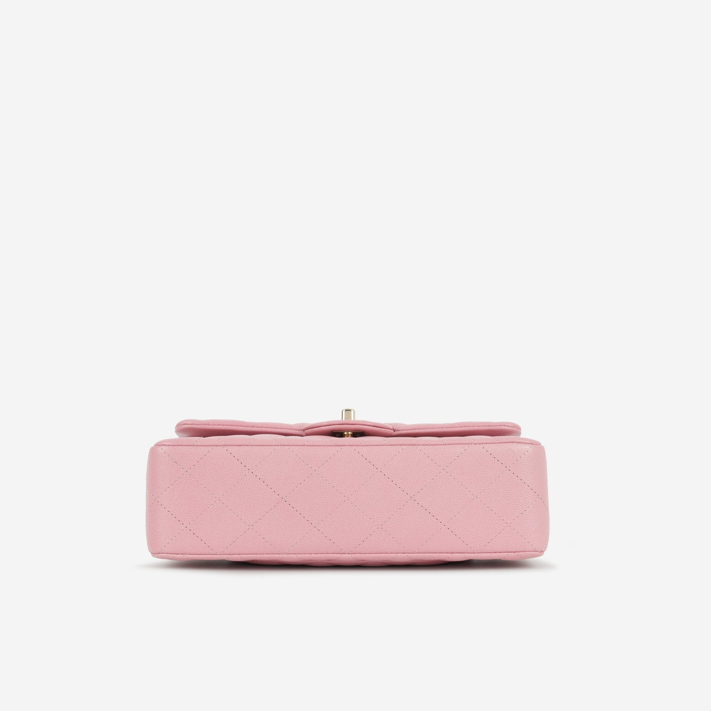 Chanel Small Classic Flap - Rose Fonce Caviar | Champagne Gold Hardware