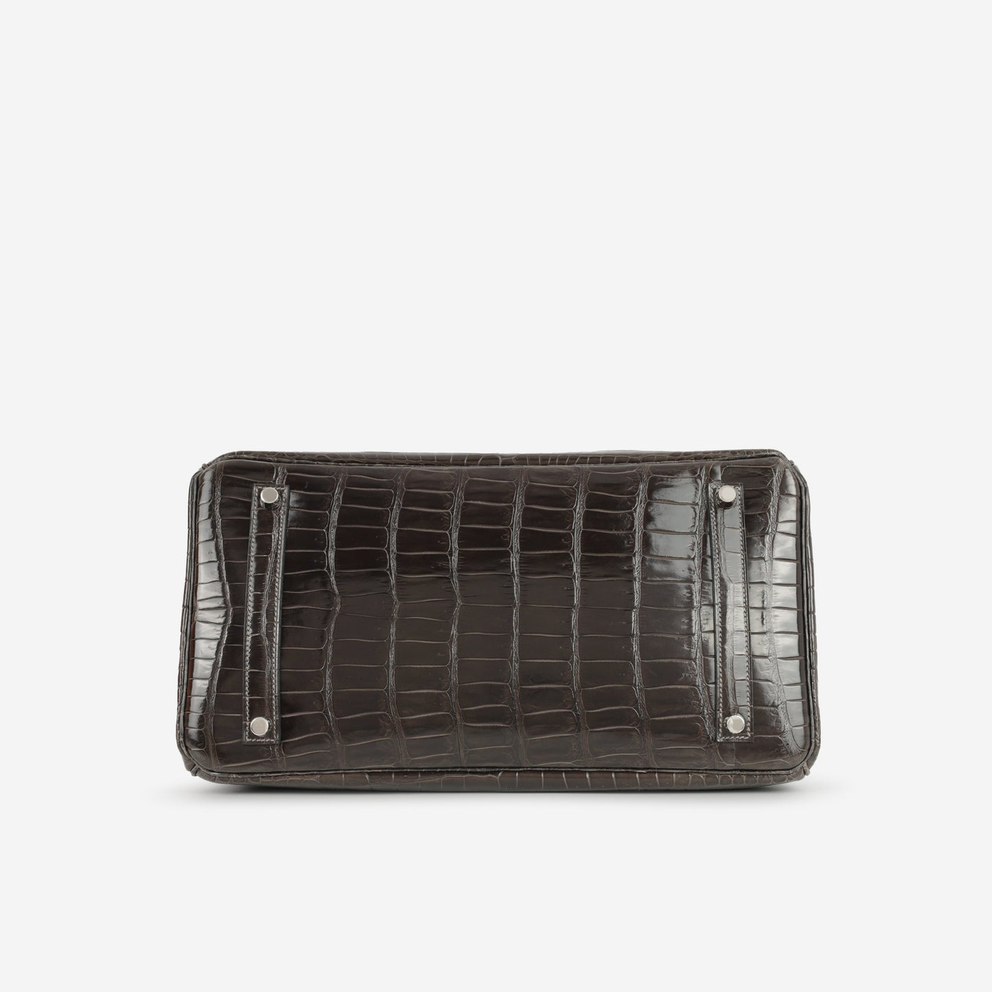 Hermès Birkin 35 - Graphite Crocodile Porosus | Palladium Hardware