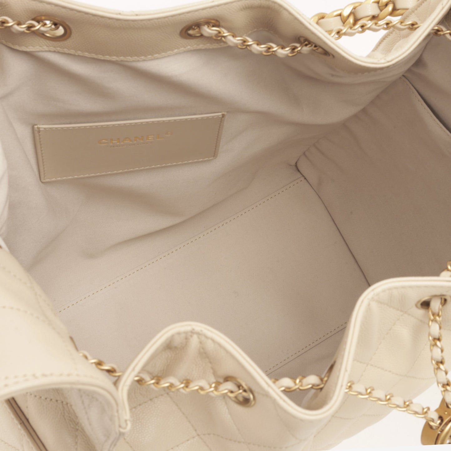 Chanel Medium 25 Hobo Bag - Beige Caviar | Gold Hardware