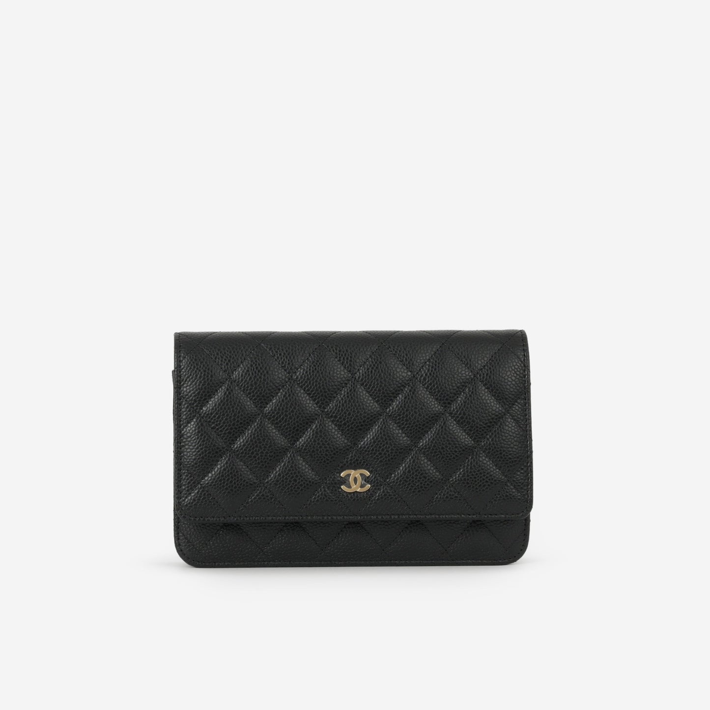 Chanel Classic Wallet on Chain - Black Caviar | Gold Hardware