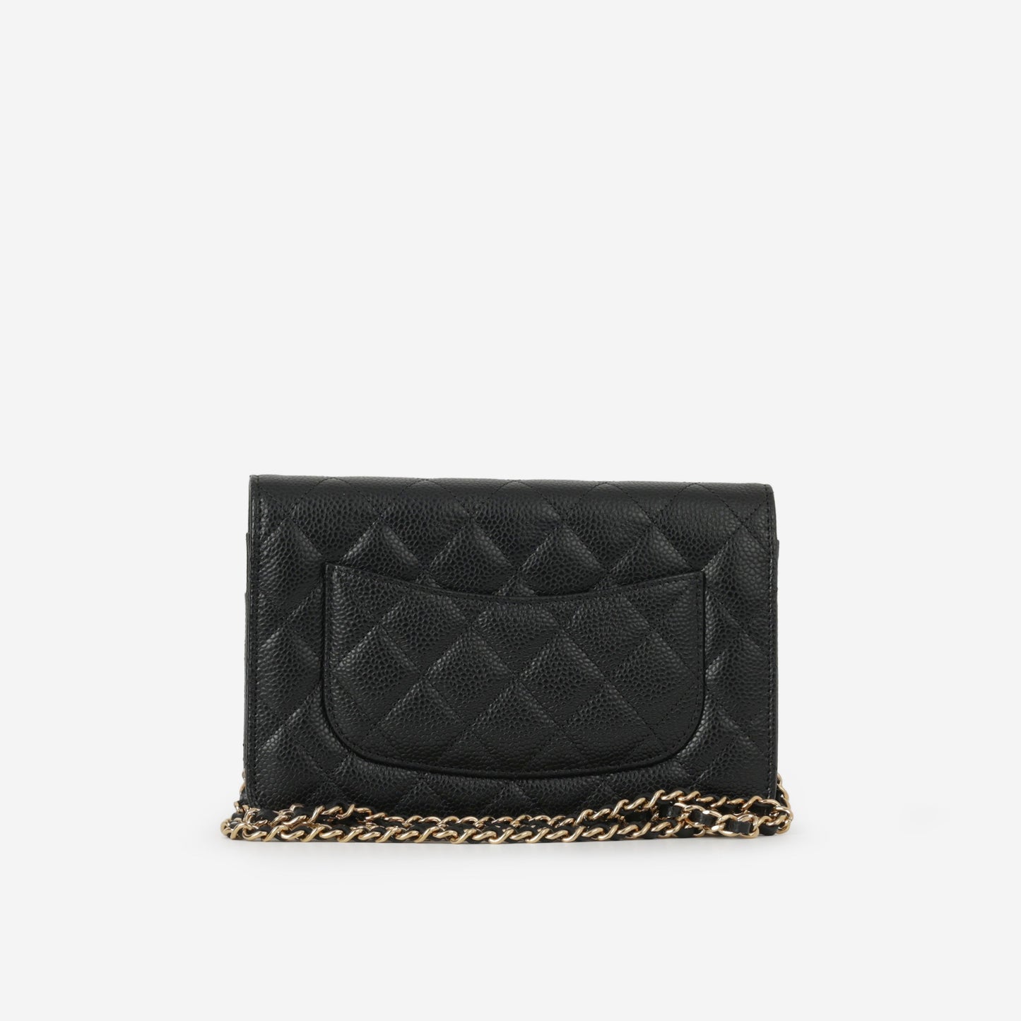 Chanel Classic Wallet on Chain - Black Caviar | Gold Hardware