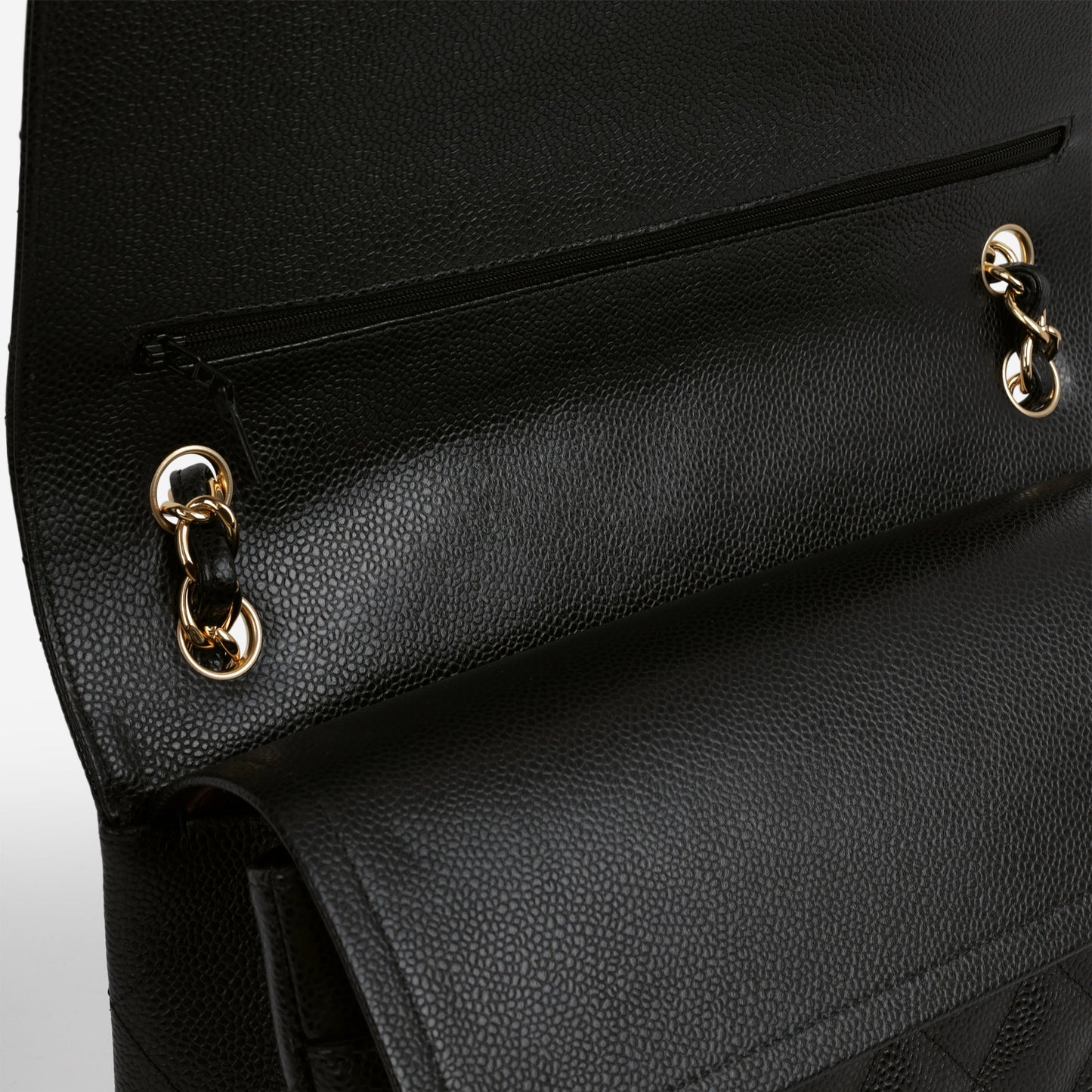 Chanel Classic Jumbo Double Flap - Black Caviar | Gold Hardware