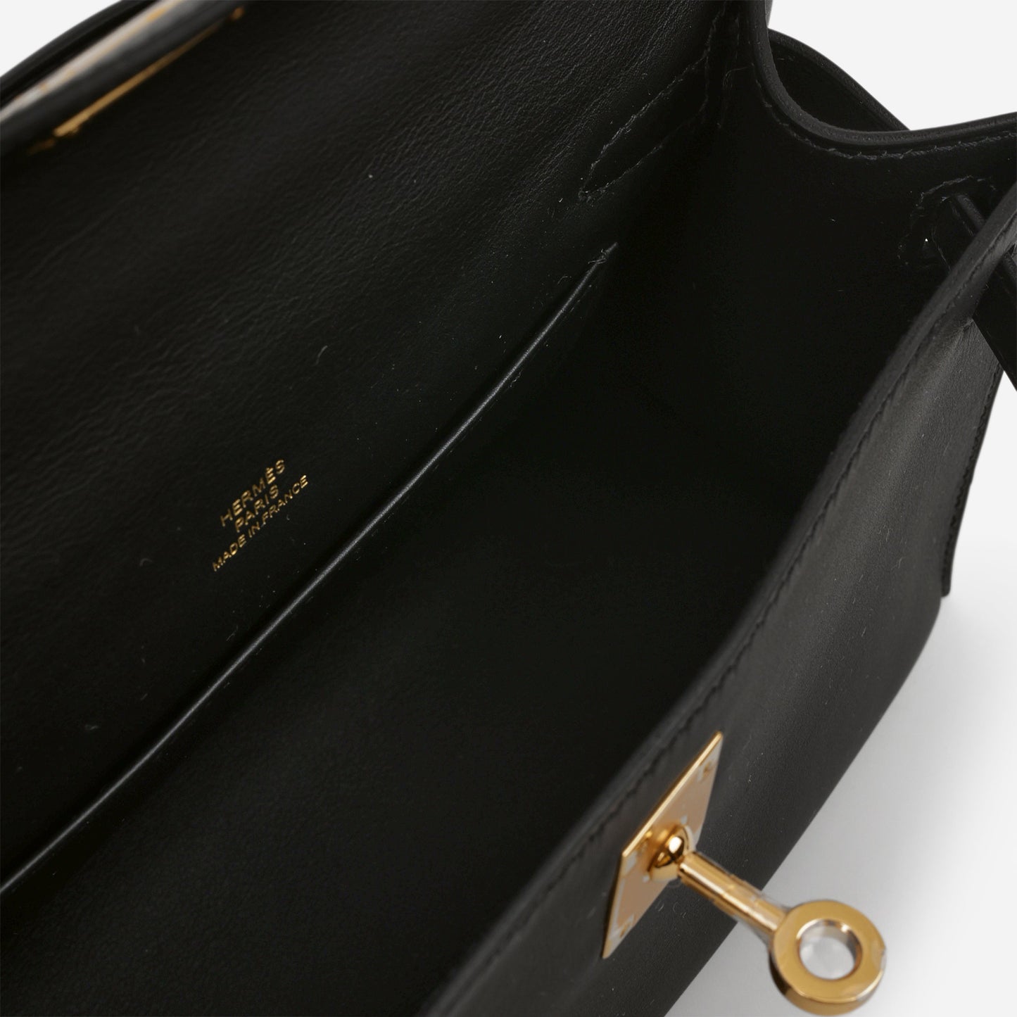 Hermès Kelly Pochette - Black Swift | Gold Hardware