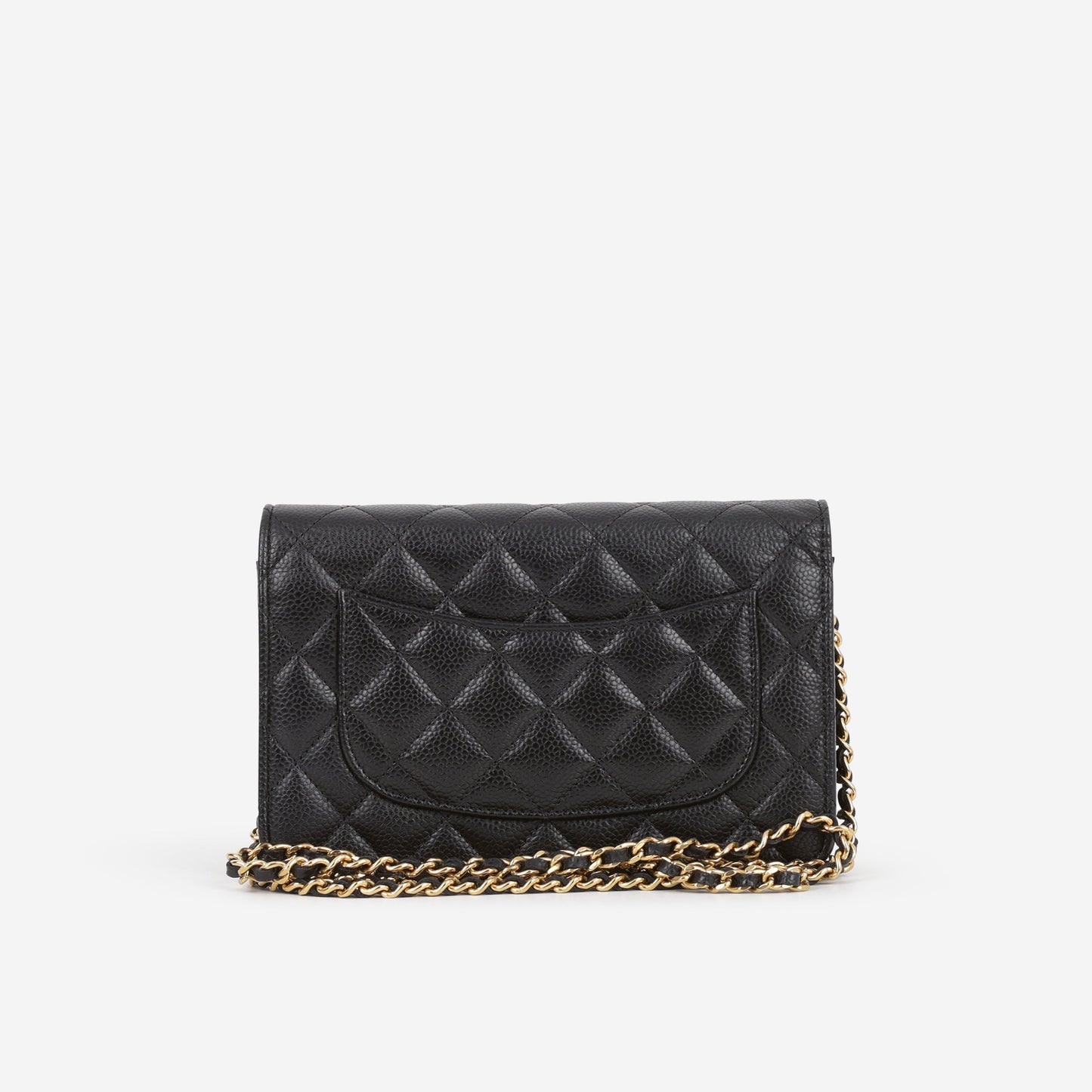 Chanel Classic Wallet on Chain - Black Caviar | Gold Hardware