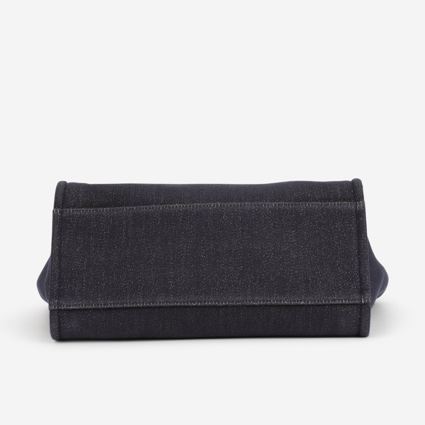 Chanel Chanel Large Deauville - Navy / Gold Glitter Fabric | Gold Hardware