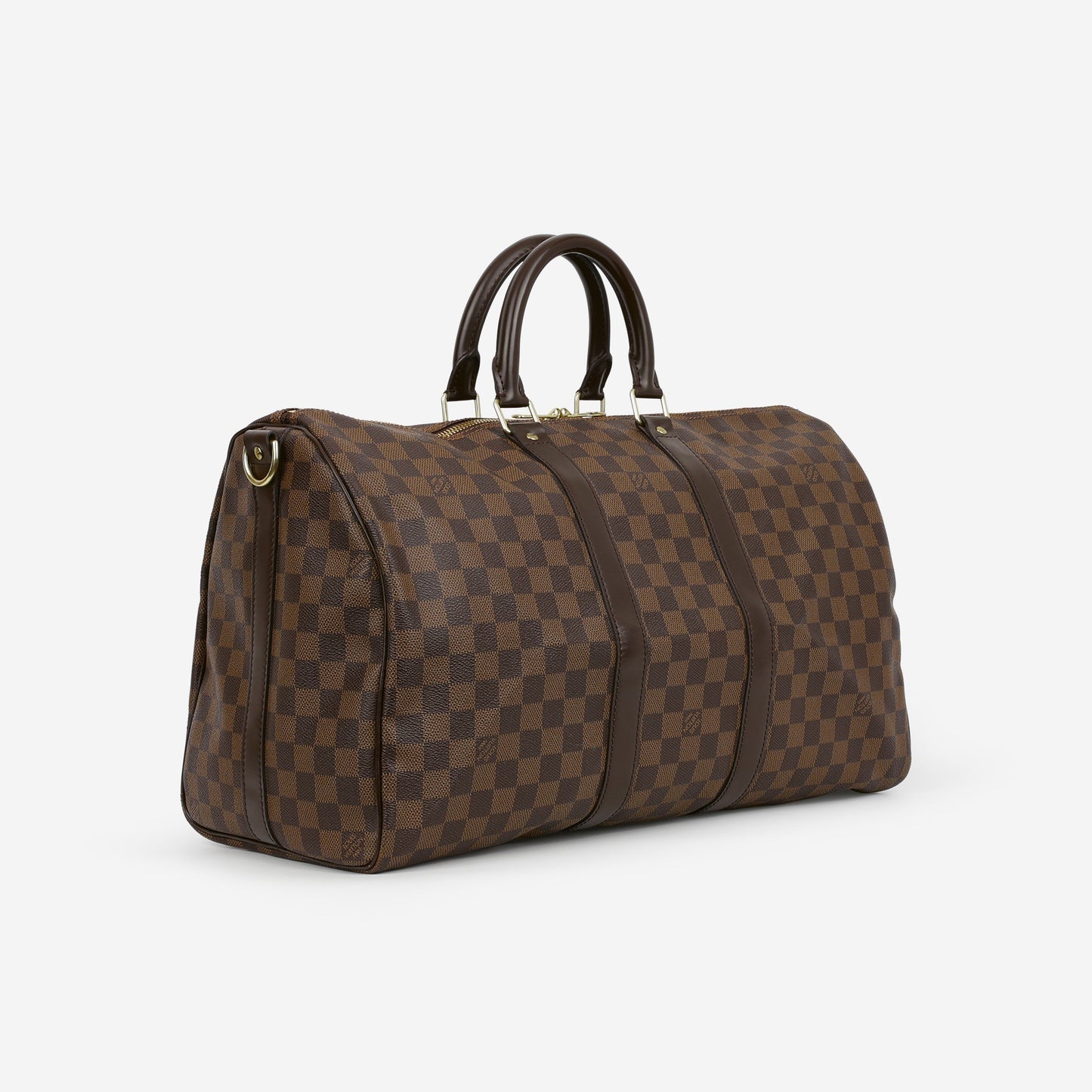 Louis Vuitton Keepall Bandoulière 45 - Damier Ebene | Gold Hardware