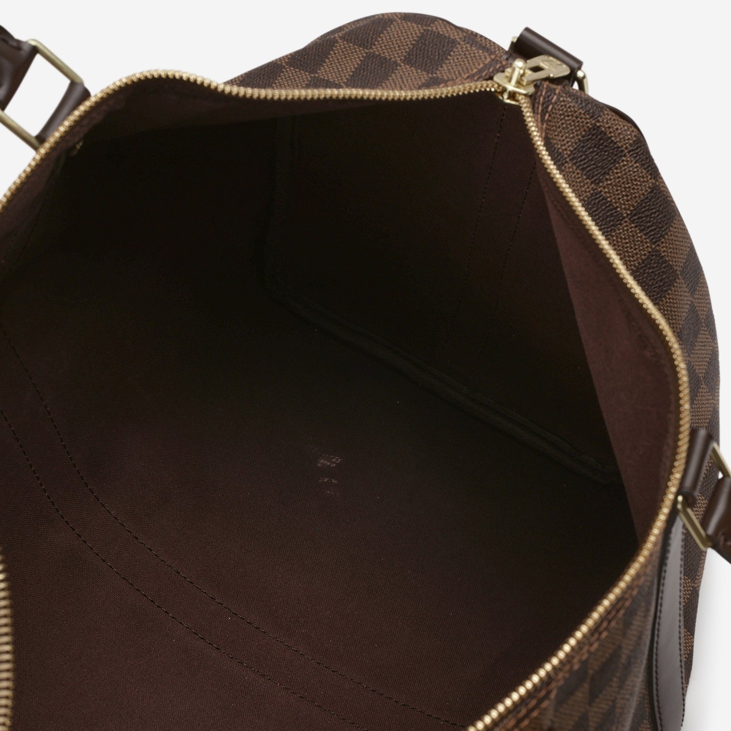 Louis Vuitton Keepall Bandoulière 45 - Damier Ebene | Gold Hardware