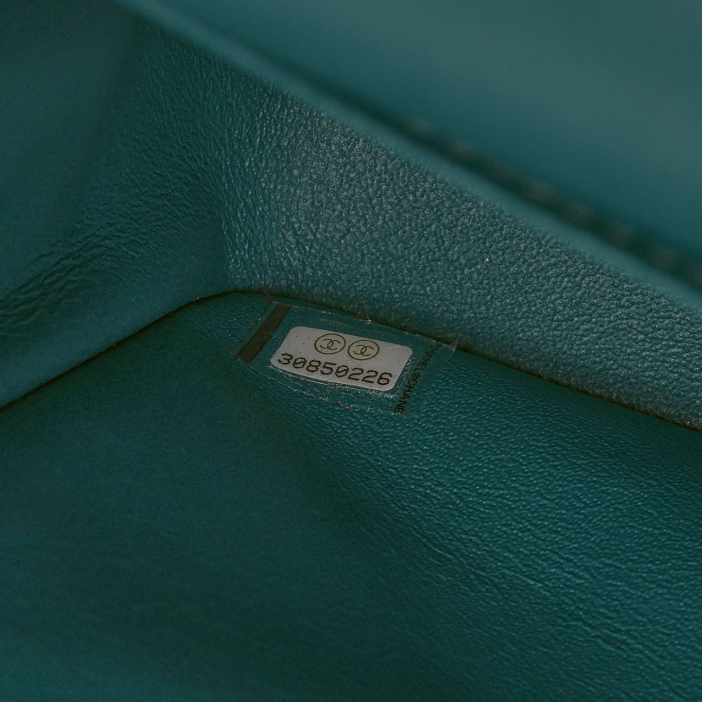 Chanel Classic Jumbo Double Flap - Teal Caviar | Champagne Gold Hardware