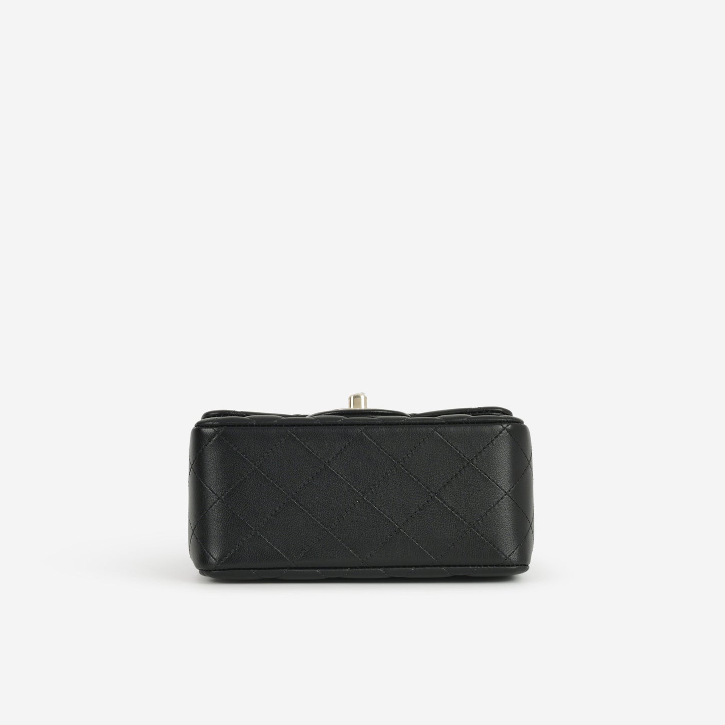 Chanel Mini Flap Square - Black Lambskin | Champagne Gold Hardware