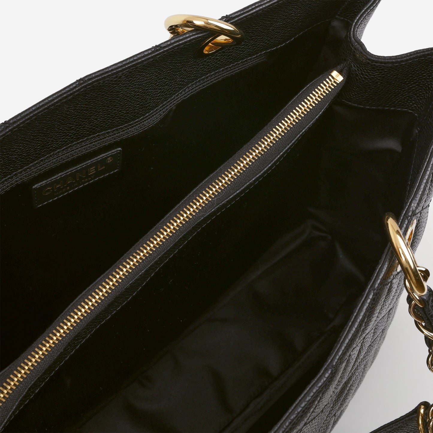 Chanel GST - Black Caviar | Gold Hardware