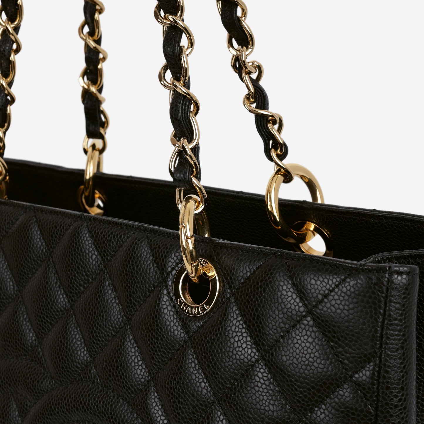 Chanel GST - Black Caviar | Gold Hardware