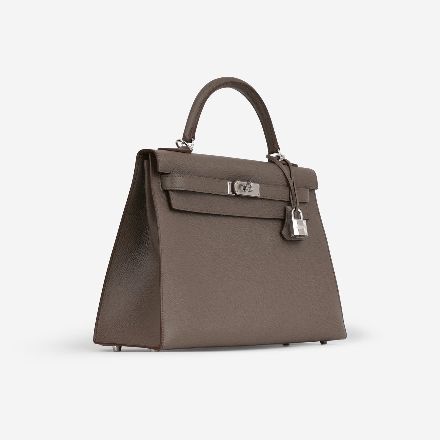 Hermès Kelly 32 - Gris Etain Epsom | Palladium Hardware