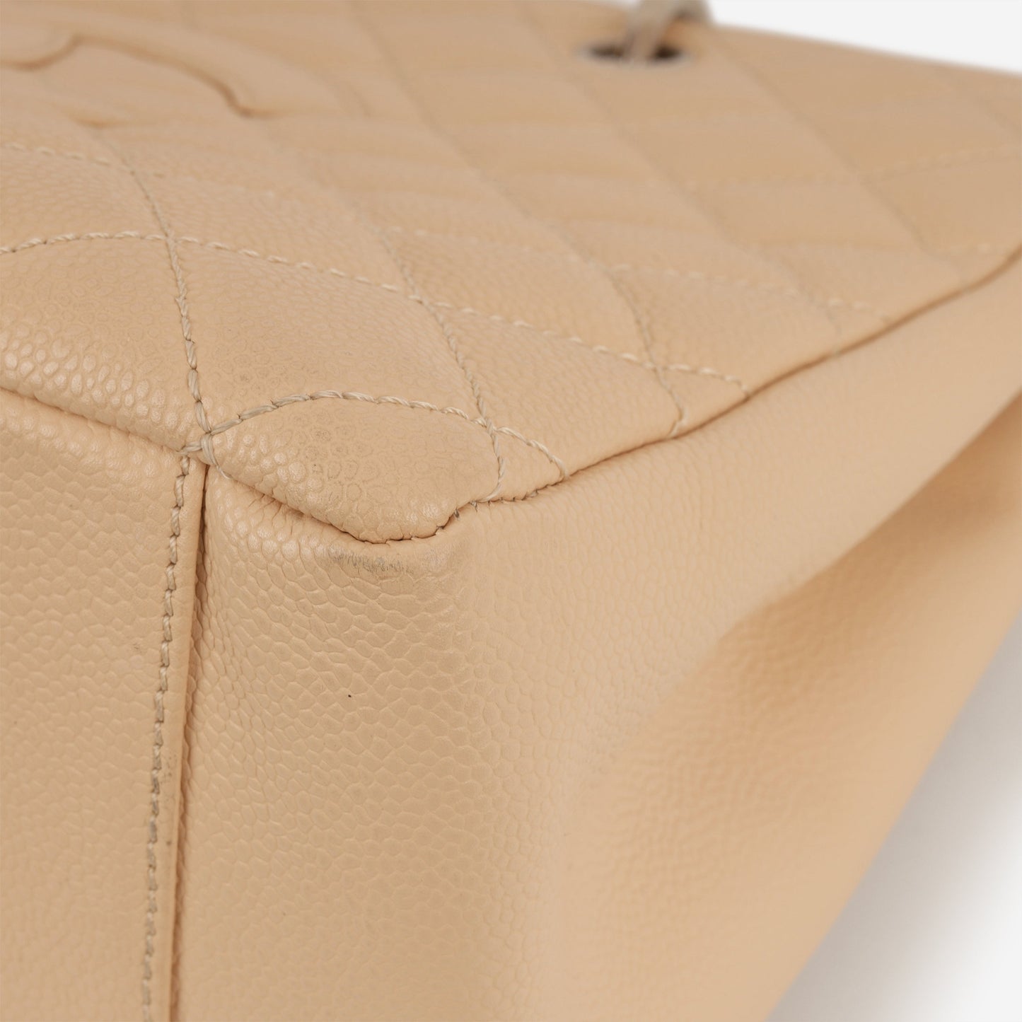 Chanel GST - Beige Caviar | Silver Hardware