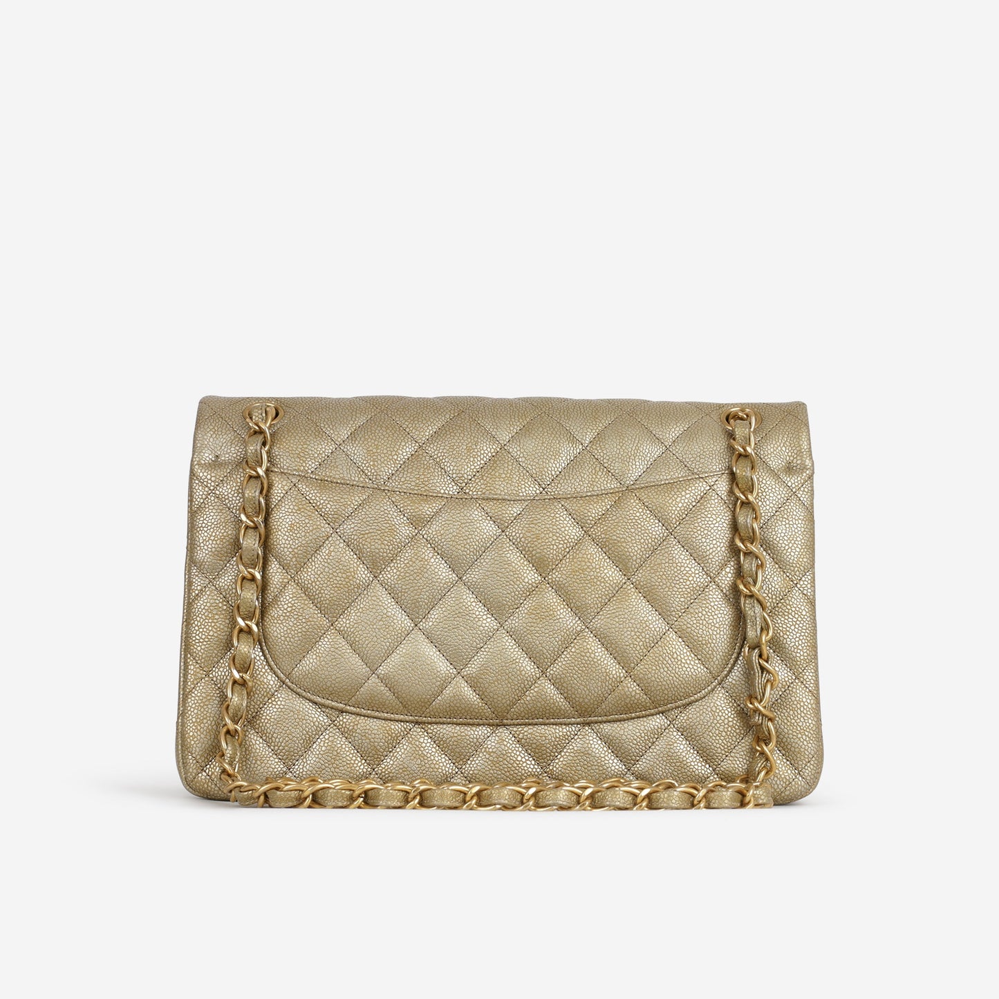 Chanel Classic Jumbo Double Flap - Gold Caviar | Gold Hardware
