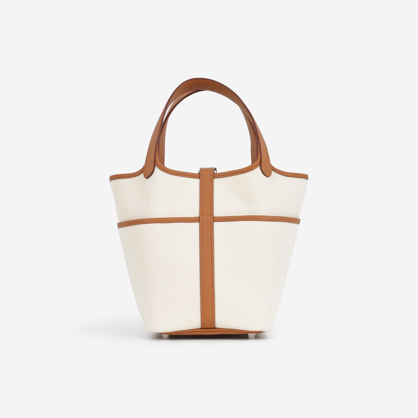 Hermès Picotin 18 Cargo - Ecru Canvas / Gold Swift | Palladium Hardware
