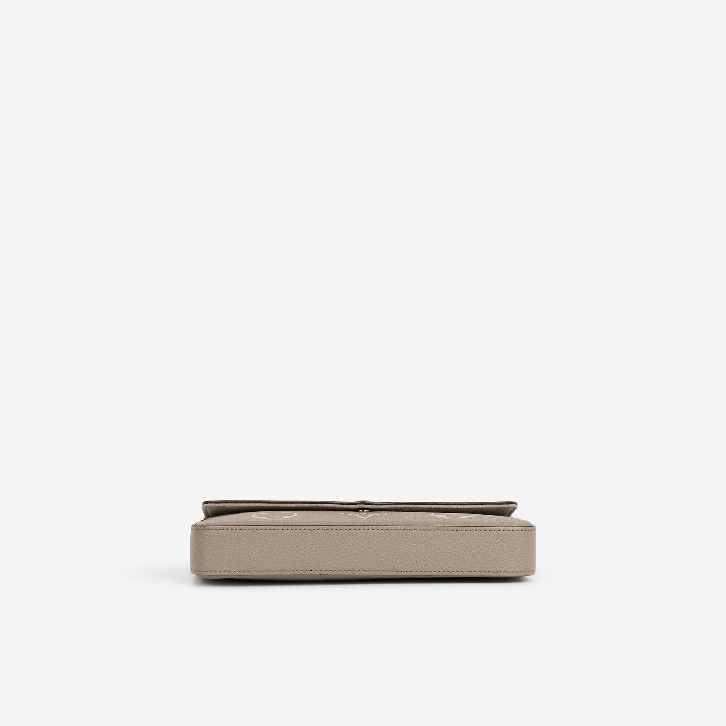 Louis Vuitton - Pochette Felicie - Tourterelle / Cream Empreinte | Gold Hardware