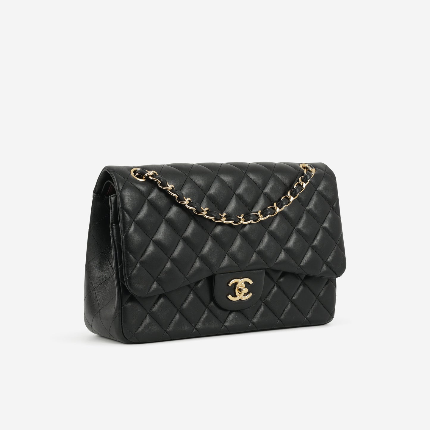 Chanel Jumbo Classic Flap - Black Lambskin | Gold Hardware