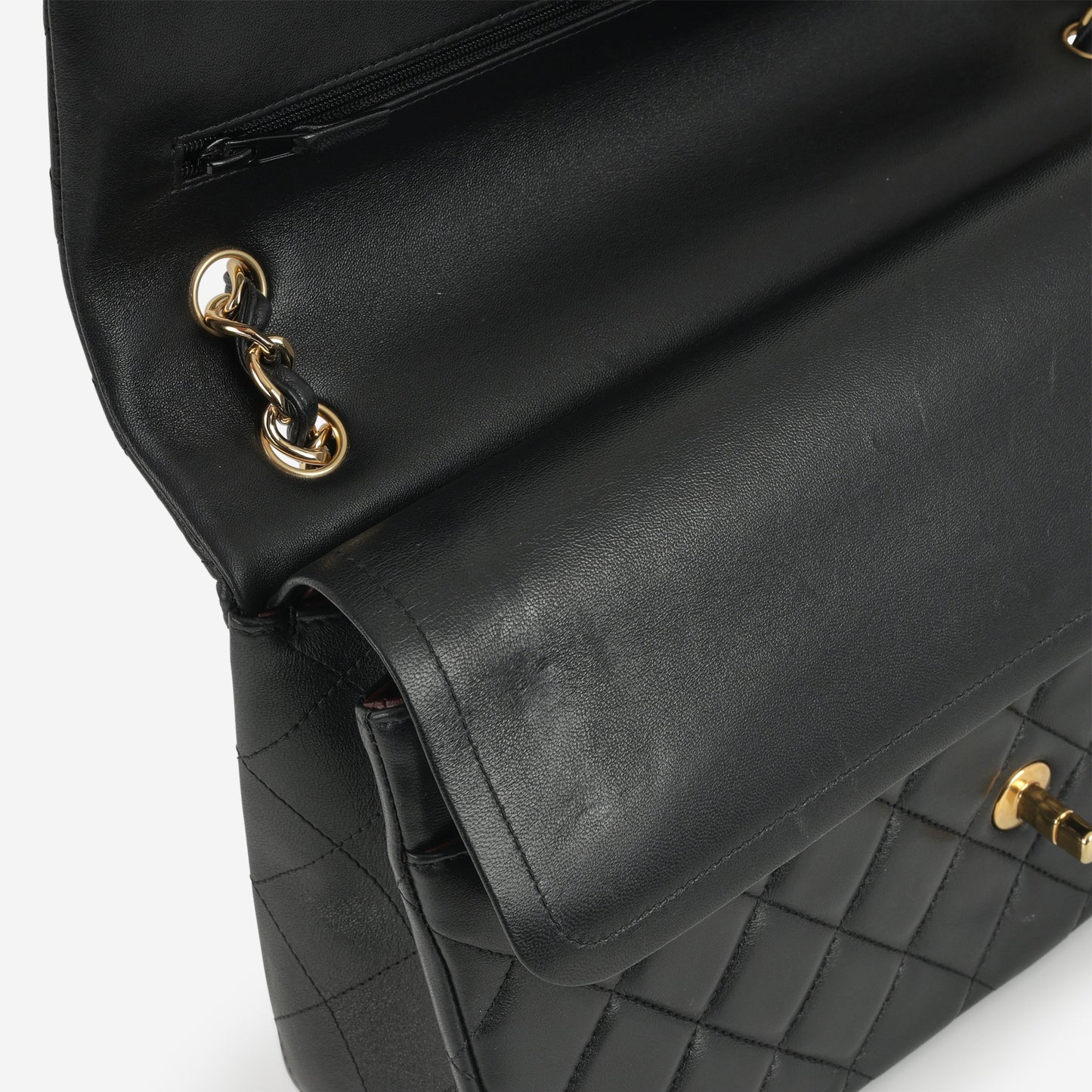 Chanel Jumbo Classic Flap - Black Lambskin | Gold Hardware