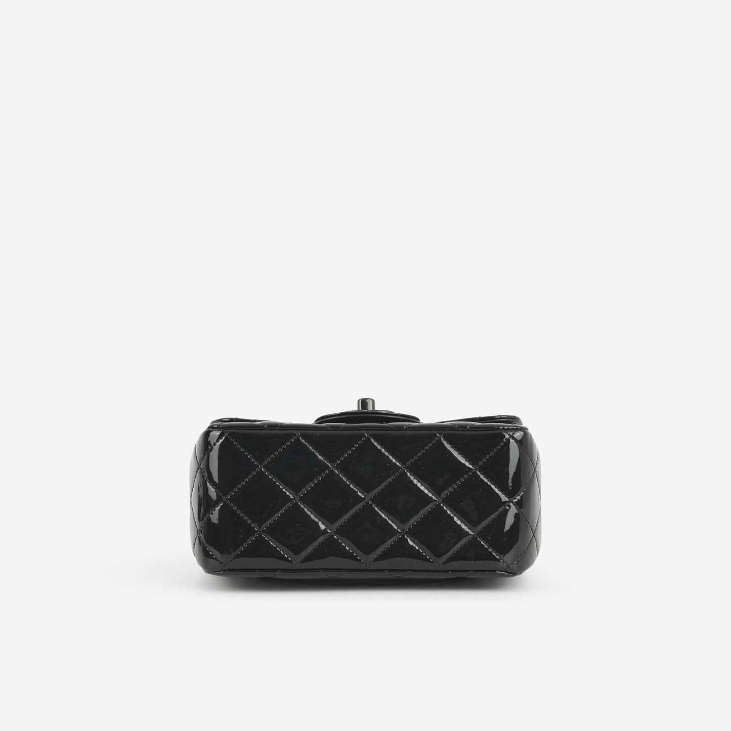 Chanel Mini Flap Square - So Black Patent | Black Hardware