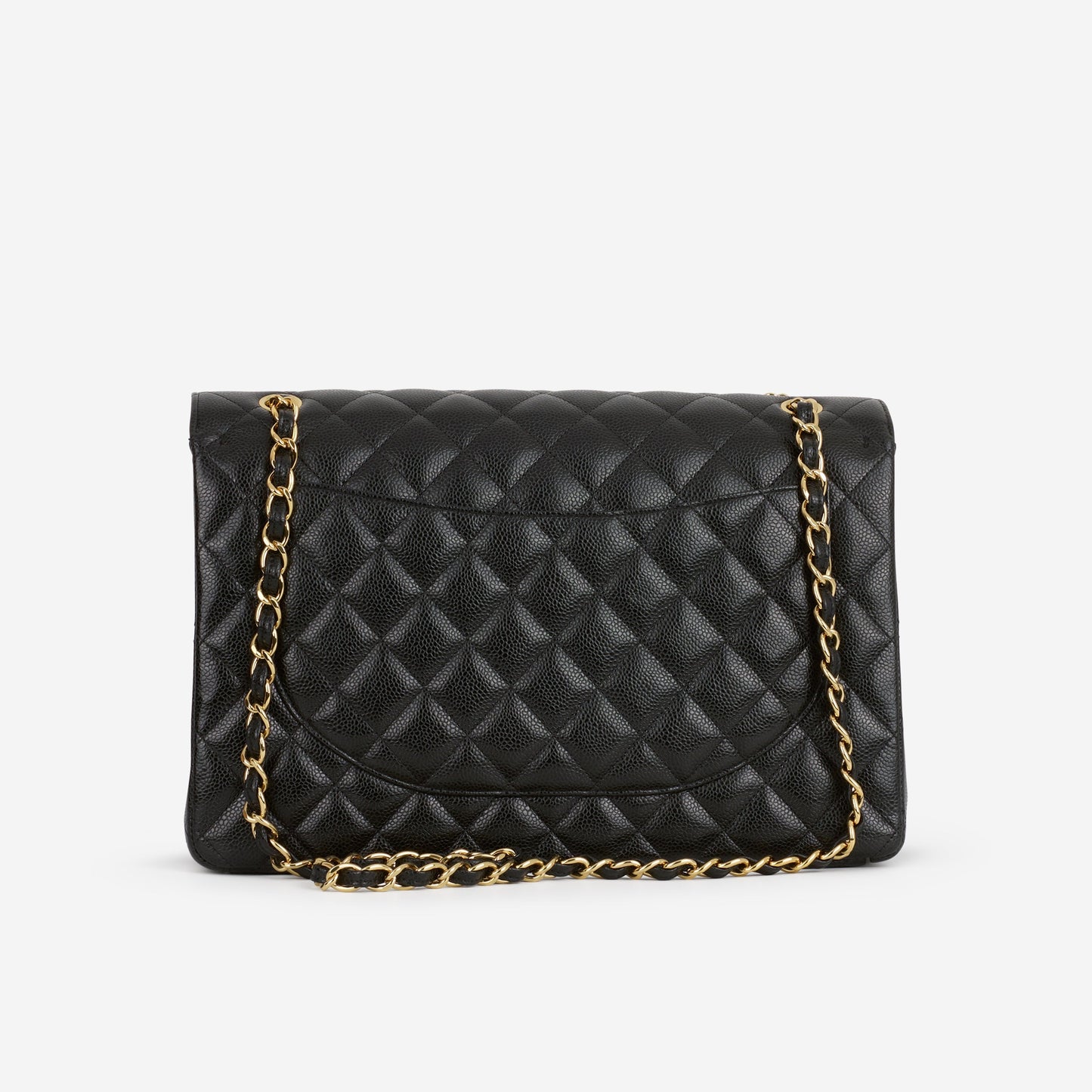 Chanel Maxi Classic Double Flap - Black Caviar | Gold Hardware