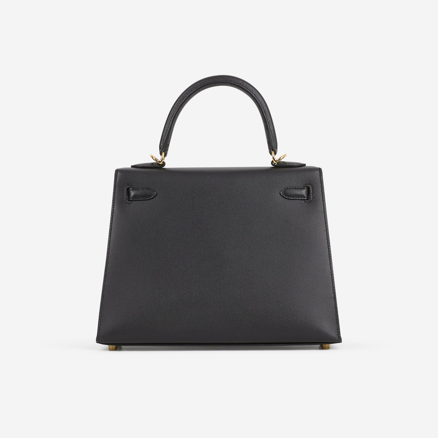 Hermès Verso Kelly - Black Madame / Gris Meyer Interior | Gold Hardware