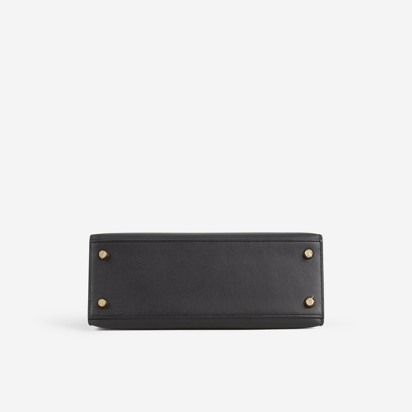 Hermès Verso Kelly - Black Madame / Gris Meyer Interior | Gold Hardware