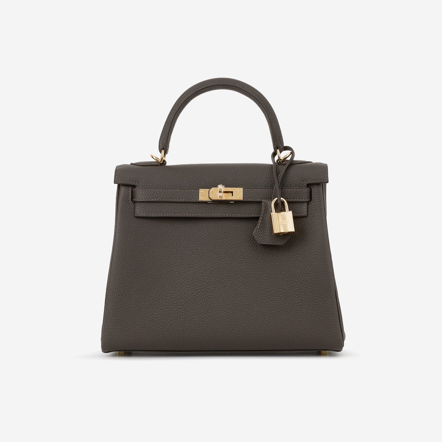 Hermès Kelly 25 - Bai Brun Togo | Gold Hardware