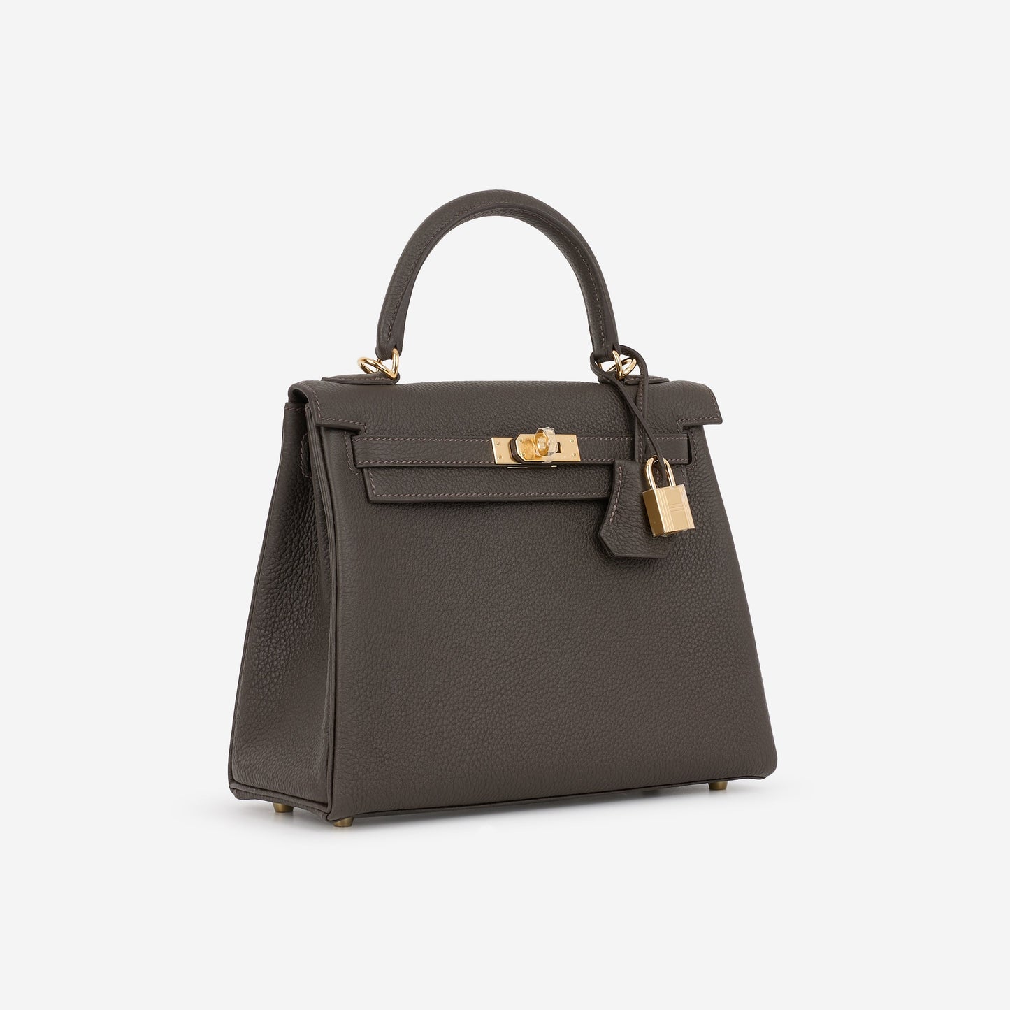 Hermès Kelly 25 - Bai Brun Togo | Gold Hardware