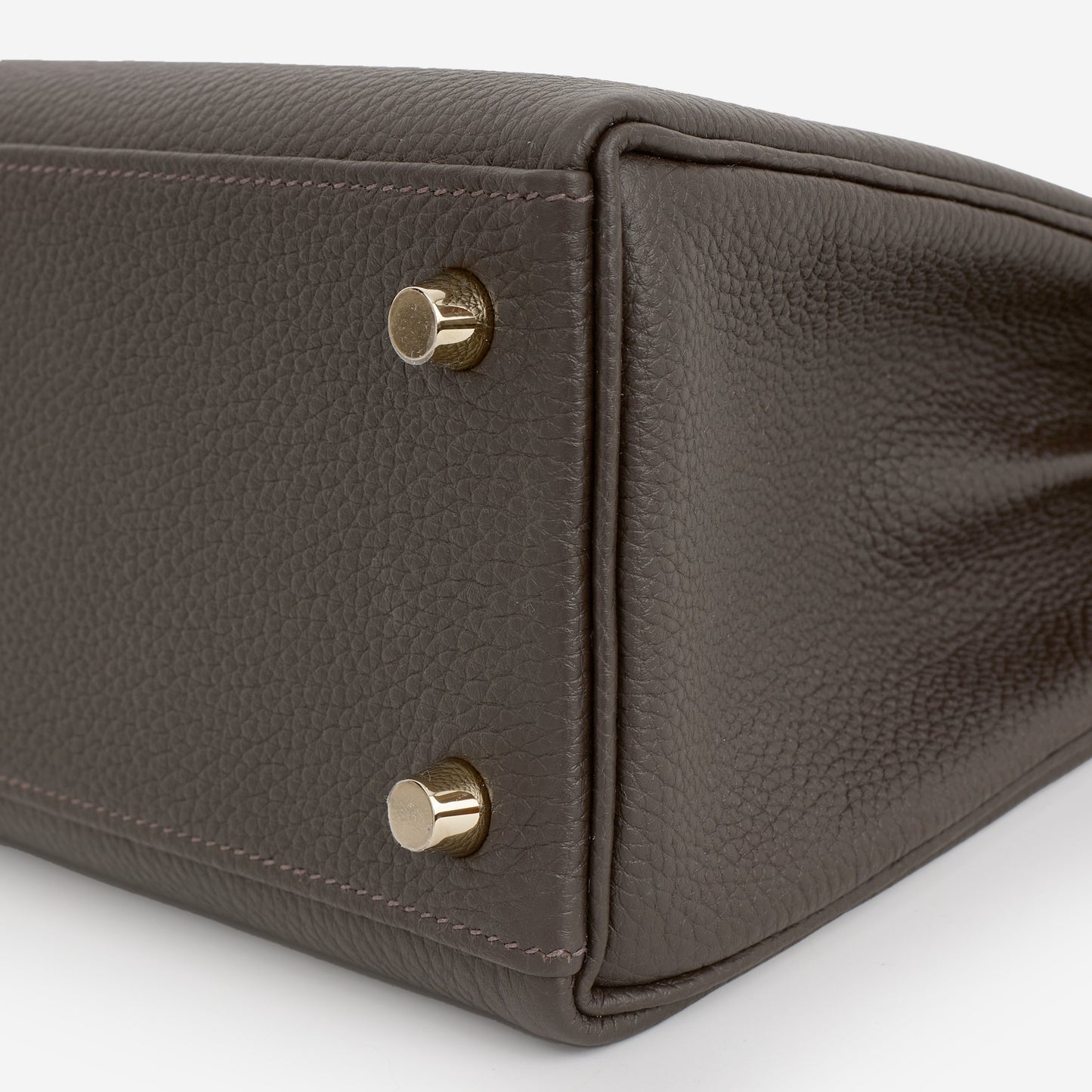 Hermès Kelly 25 - Bai Brun Togo | Gold Hardware